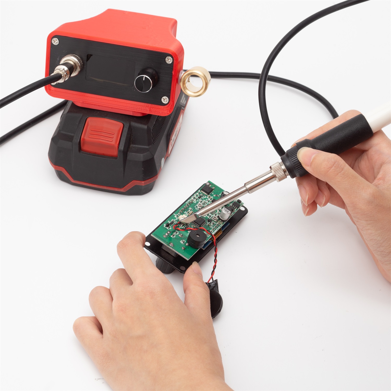 Быстронагревающаяся паяльная с – обзор и цена Soldering Station T12 Oled