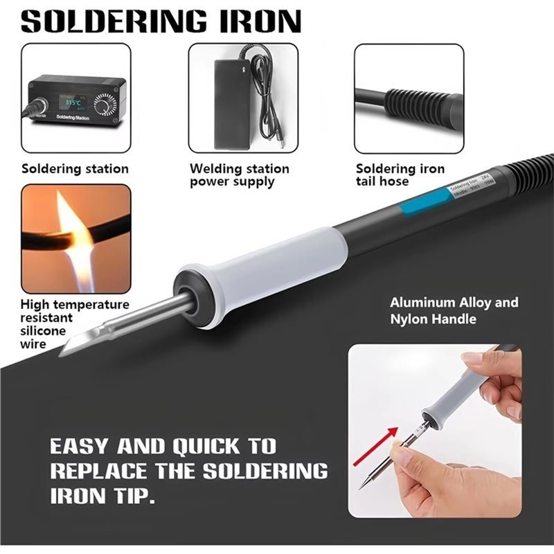 Паяльная станция B23B T12 для  – обзор и цена Soldering Station T12 Oled